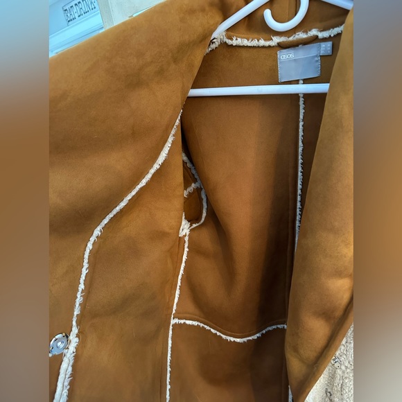 ASOS faux shearling coast size 6 - Picture 8 of 11